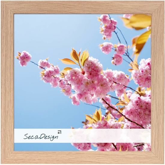 SecaDesign Anima Fotolijst Hout - Fotomaat 30x30 cm - Essenhout kleur - 8719481044091
