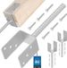 KOTARBAU® 2 stuks Paalhouder Beton