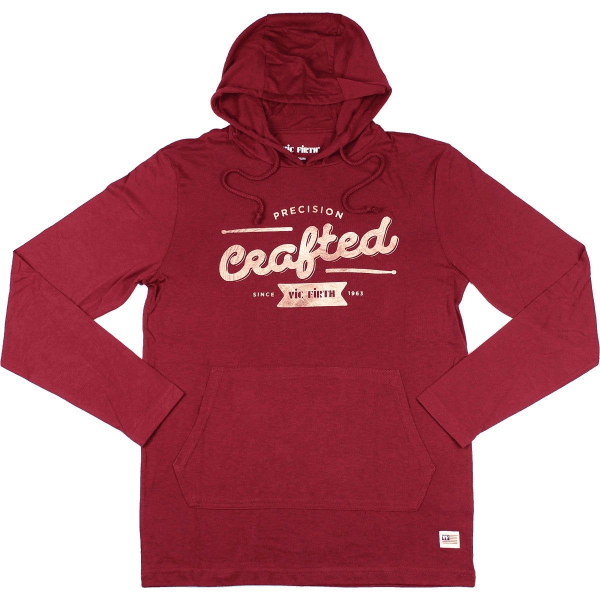Vic Firth Precision Crafted Red Hoodie - Size S