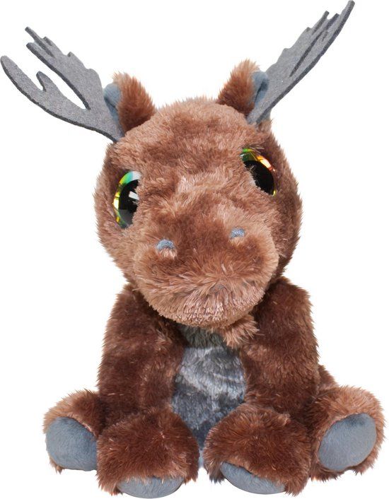 Lumo Stars Kung - Knuffel - Bruin/Grijs - 15 cm