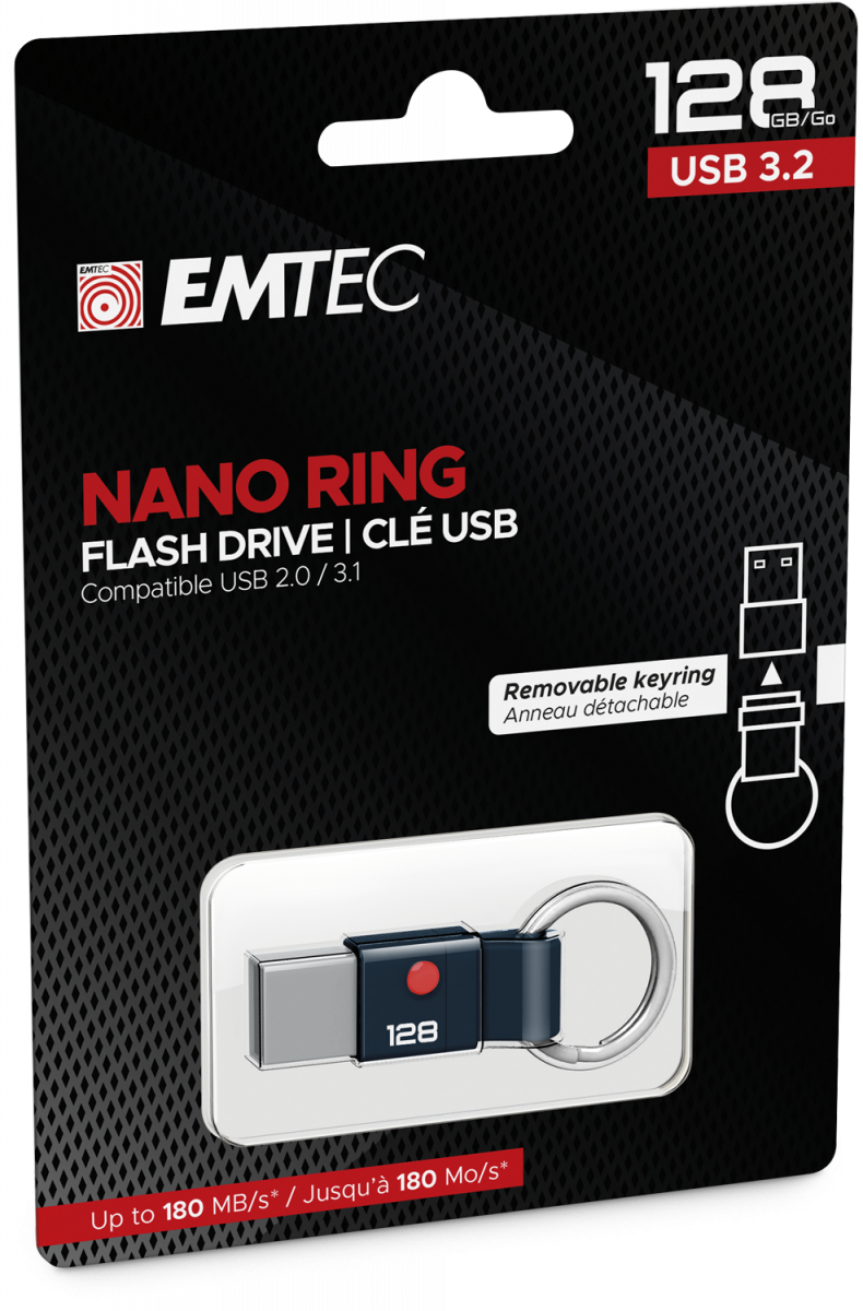 Emtec USB-stick - 128 GB - Zwart