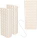 Gerimport Luchtbevochtiger - 3x stuks - waterverdamper - radiator - wit - aardewerk - L8 x H20 cm