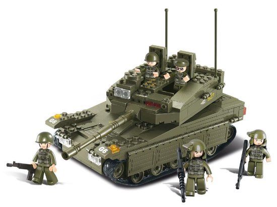 Sluban Army Tank M38-B0305 - 344 Pieces