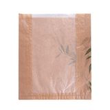 250 Feel Green 250 stuks - broodzakken met venster Eco 32 g/m2 26 + 4 x 30 cm Natural Kraft