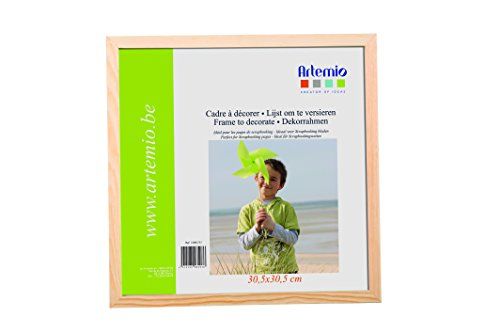 Artemio Houten plat frame, Beige