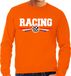 Bellatio Decorations Shoppartners Bv Racing coureur supporter sweater / trui met Nederlandse vlag oranje voor heren - race thema / race supporter L