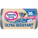 Handy Bag Praktische vuilniszakken met binding, zeer robuust en lekvrije bodem, 100% gerecycled kunststof, 1 rol met 20 vuilniszakken, 30 l