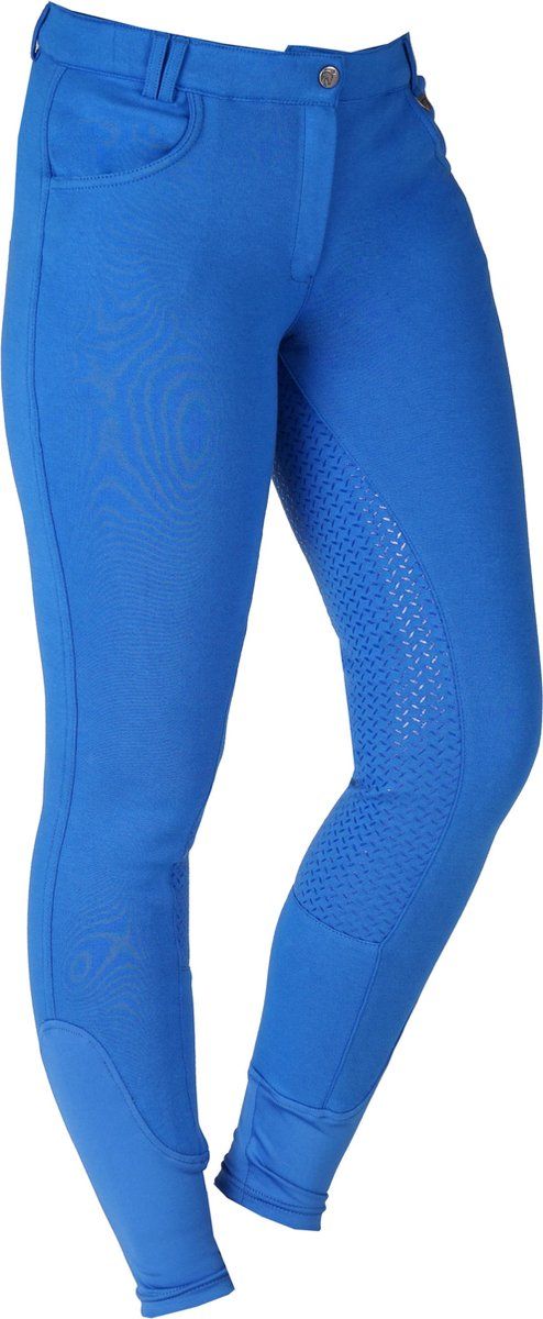 Horka Annika Kinder Paardrijbroek - Wit - Katoen - Maat 8718675485306