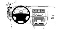 Brodit ProClip - Skoda Fabia 08-12 / Roomster 08-12 (For Europe) - Zwart