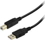 Vivanco VVITUSBAB50MK Câble USB 2.0 - USB A vers USB B - 5 mètre - Noir