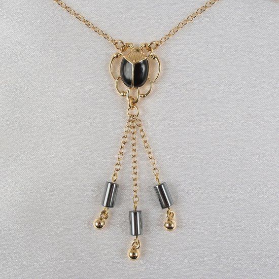 Sylvie Monthulé Heupketting Sacred Scarab Goud