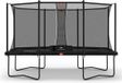 BERG Ultim Favorit Regular 410 Trampoline Op Poten - Safety Net Comfort - AirFlow Springdoek - Zwart