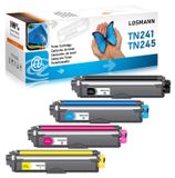 Brother 4 cartouches de toner, compatible avec Brother TN-241/TN-245