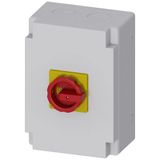 Siemens 3LD27660TB53, disjoncteur différentiel, 3 pôles, 100A, 400V, 37kW, avec 1 borne N et 1 borne PE