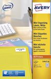 Avery White Mini Label - Laser - L7651 Wit