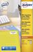 Avery White Mini Label - Laser - L7651 Wit