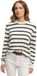 Superdry - Lichtgewicht Essential Trui - Dames - Sweaters - Maat M - Viscose/Polyamide - Gestreept - Crème/Marine