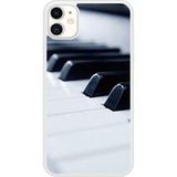 Apple Bedrukt siliconen hoesje compatibel met iPhone 11 Piano
