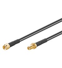 Goobay RP-SMA FM 200 - 2.0m Zwart