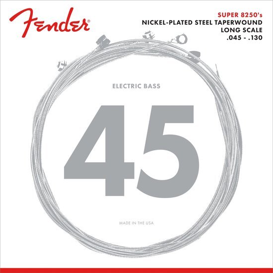 Fender Strings Super 8250-5M 45-130TW nikkel Plated Steel