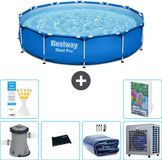 Bestway Rond Steel Pro Zwembad - 366 x 76 cm - Blauw