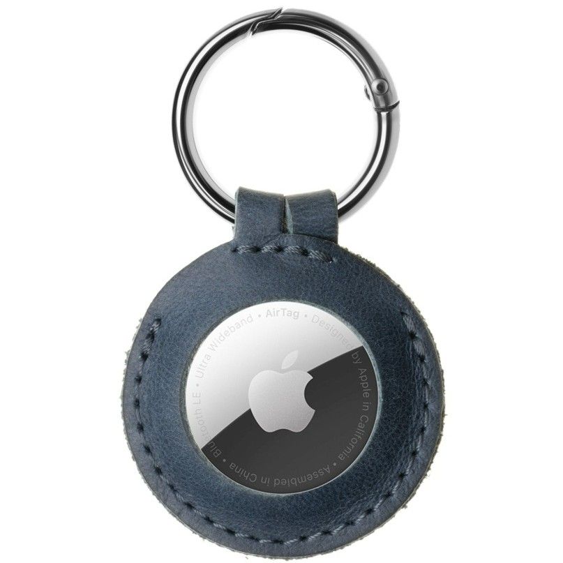 FIXED Leather Case for AirTag - Blue