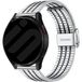 Strap-it Samsung Bracelet acier raffiné Samsung Galaxy Watch 6 - 44mm (argent/noir)