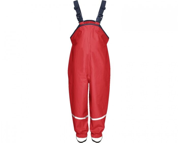 Playshoes Regenbroek met bretels Kinderen - Rood - Maat 80