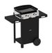 Eno Plancha Gaz 6300w Plaque Fonte Émaillée 47x36cm Avec Chariot 55508385