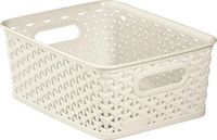 Merkloos Decoratieve mand polypropyleen ivoor - 255 x 196 x 102 cm - opbergmand voor thuis