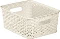 Merkloos Decoratieve mand polypropyleen ivoor - 255 x 196 x 102 cm - opbergmand voor thuis