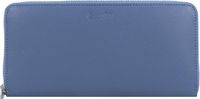 Esquire Leren Portemonnee Viktoria Zip Around Wallet Dove Blue Lichtblauw