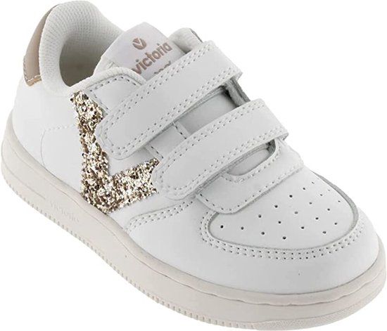 Victoria Meisjes Sneakers Wit/Goud - Maat 27