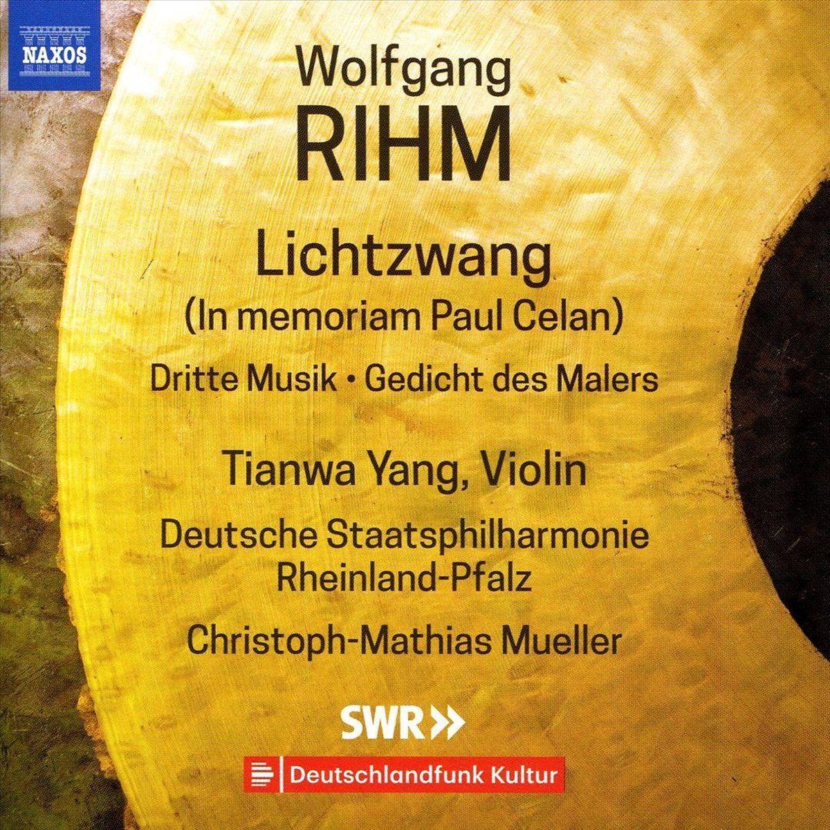 OUTHERE Rihm: Violin Works. Vol. 1