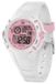 Ice Watch ICE digit explorer - White pink 024001 Horloge - Siliconen - Wit - Ø 41 mm