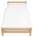 SEVIRA KIDS Couette bébé coton biologique 100x140 cm Blanc