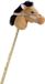 Heunec Pluche stokpaardje - bruin - 70 cm