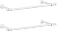Merkloos Stalen Garderoberails - Ophangrek - Kleerhanger - Max. Belasting 60kg - 30cm x 84cm x 7cm