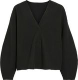 Vila Jas Vijuice Loose L/s Jacket - Noos 14101198 Black Dames Maat - 36
