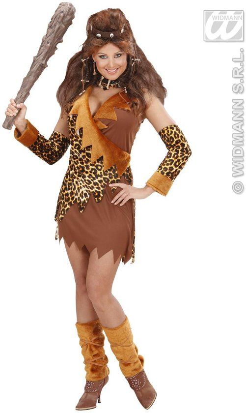 Widmann Grotbewoonster Luxe Captain Cavewoman Kostuum Vrouw Large