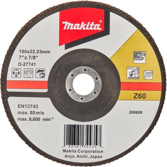 Makita Schuurschijf 180x22mm K60 Uni-FZ - D-27741