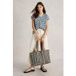 White Stuff Rae Organic Cotton Top Blue Print Taille: 6