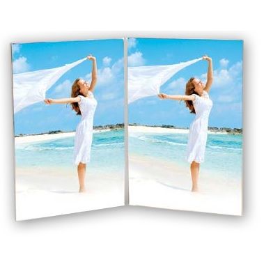 ZEP Acrylic Fotolijst voor 2 foto's 10x15 cm - Transparant