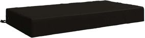 vidaXL Zitkussen SOEST 100% polyester, zwart, 120 x 80 x 15 cm