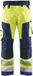 Blåkläder Werkbroek High Vis zonder spijkerzakken 1566-1811 - High Vis Geel/Marineblauw - C48