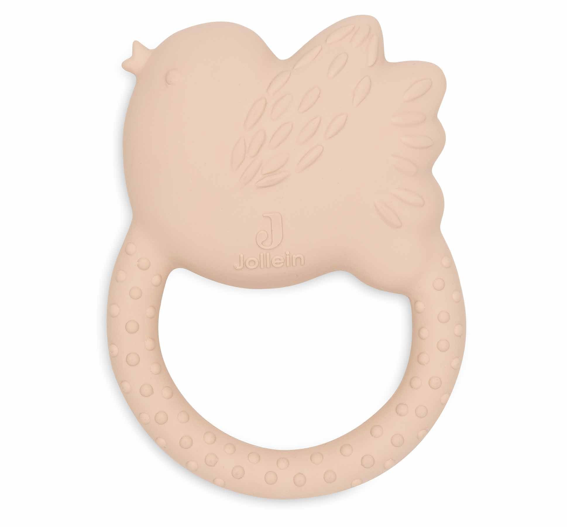 Jollein Lovely Birds Rubberen Bijtring - Beige