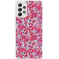 Samsung Galaxy A52 Liberty wiltshire rouge verstevigd hoesje met sublimatie bedrukking