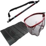 Ultimate Predator Streetfishing Net 4.00m + Unhooking Mat - Roofvis Set