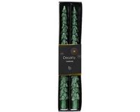 Decoris Dinerkaars wax Kerstboom groen 2 st.