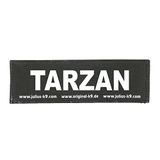 Verwisselbare TARZAN Verwisselbare patches, 1 paar, Maat: klein, zwart